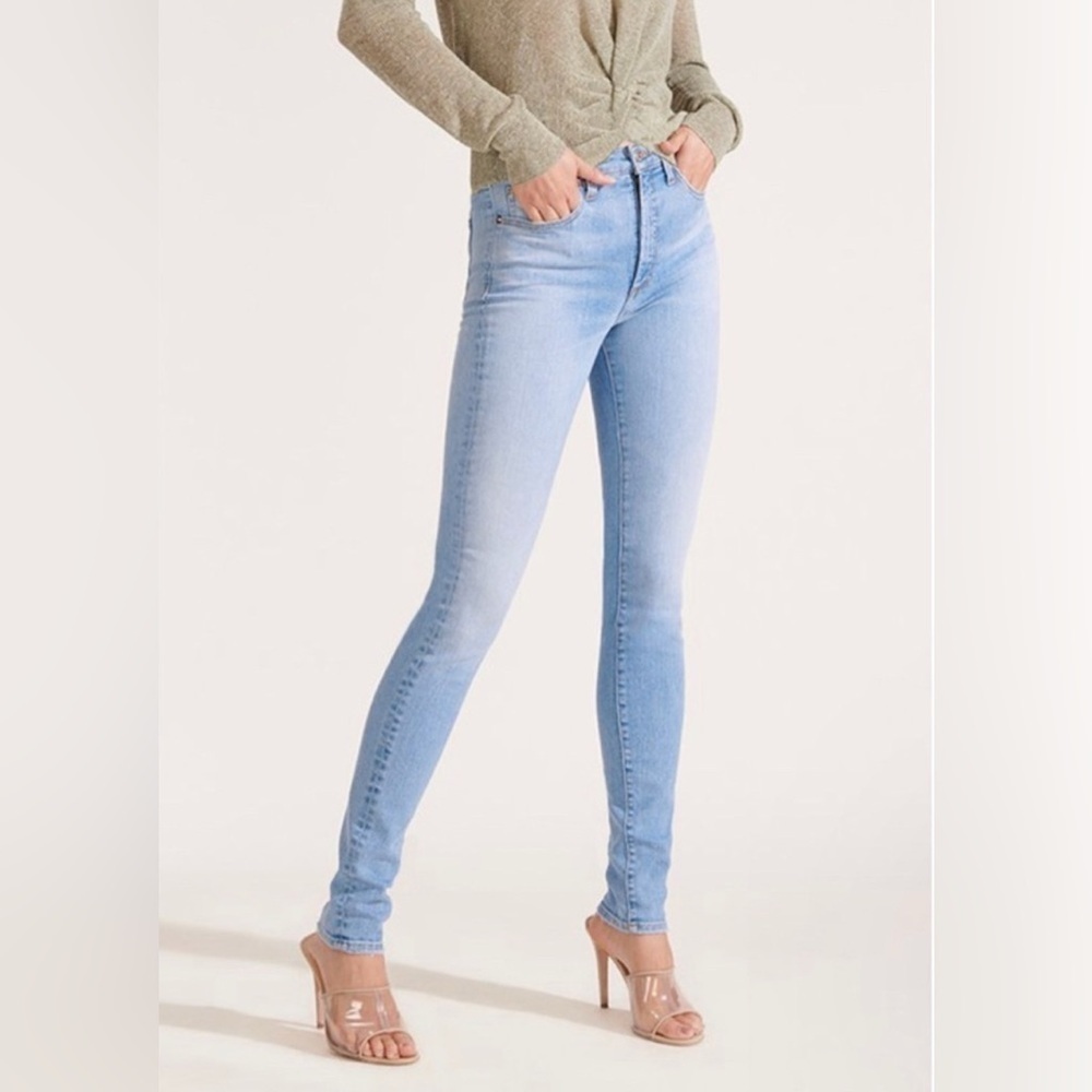 Veronica Beard Kate Skinny High Rise Jeans in Light Wash Sz 6/28